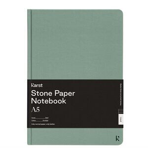 ✨ New! Karst Stone Paper Lined Hardcover Notebook | Eucalyptus Green